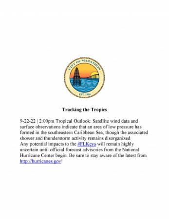 Tracking the Tropics Alert 