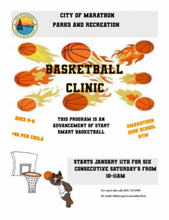 Basketball Clinic 2020 Flyer