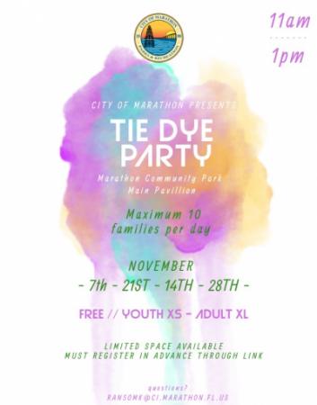Tie Dye Party Flyer
