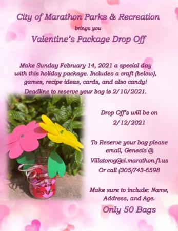 Valentine's Craft Package Drop Off